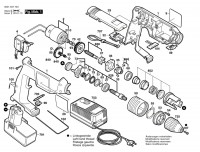 Bosch 0 601 937 763 Gsb 9,6 Ves-2 Batt-Oper Drill 9.6 V / Eu Spare Parts